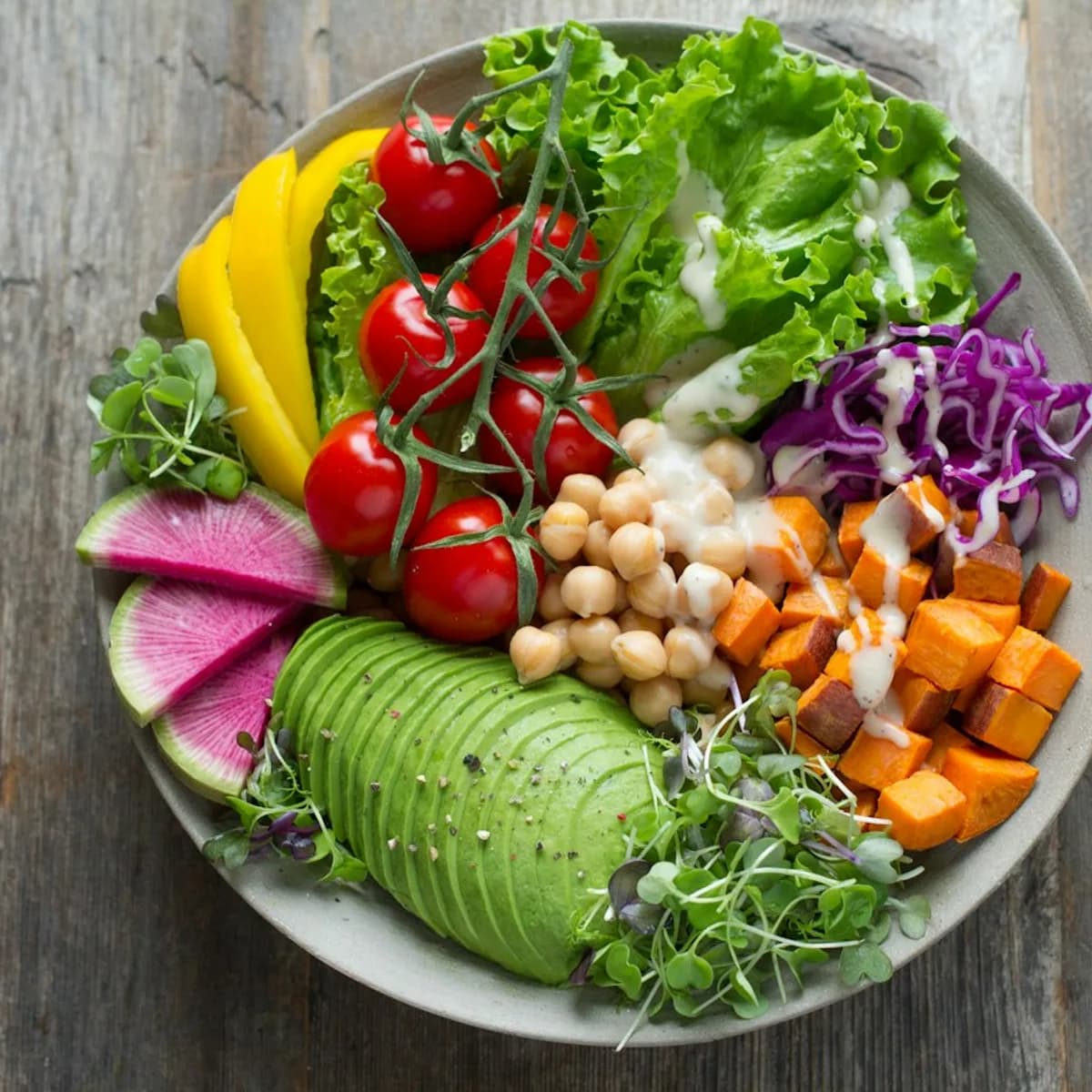 Vegan buddha bowl