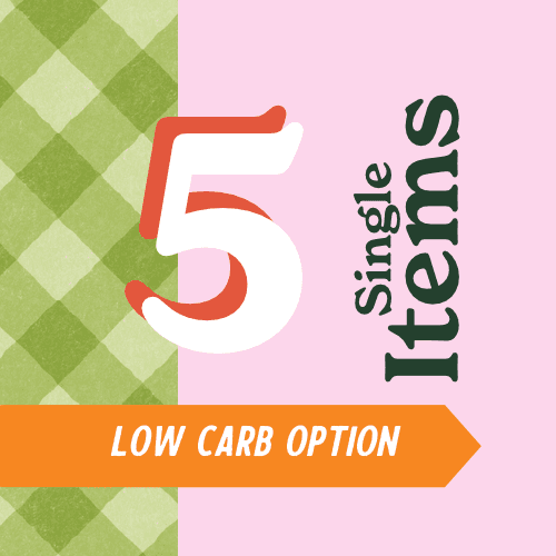Individual 5-Pack Meal Prep (Low Carb)