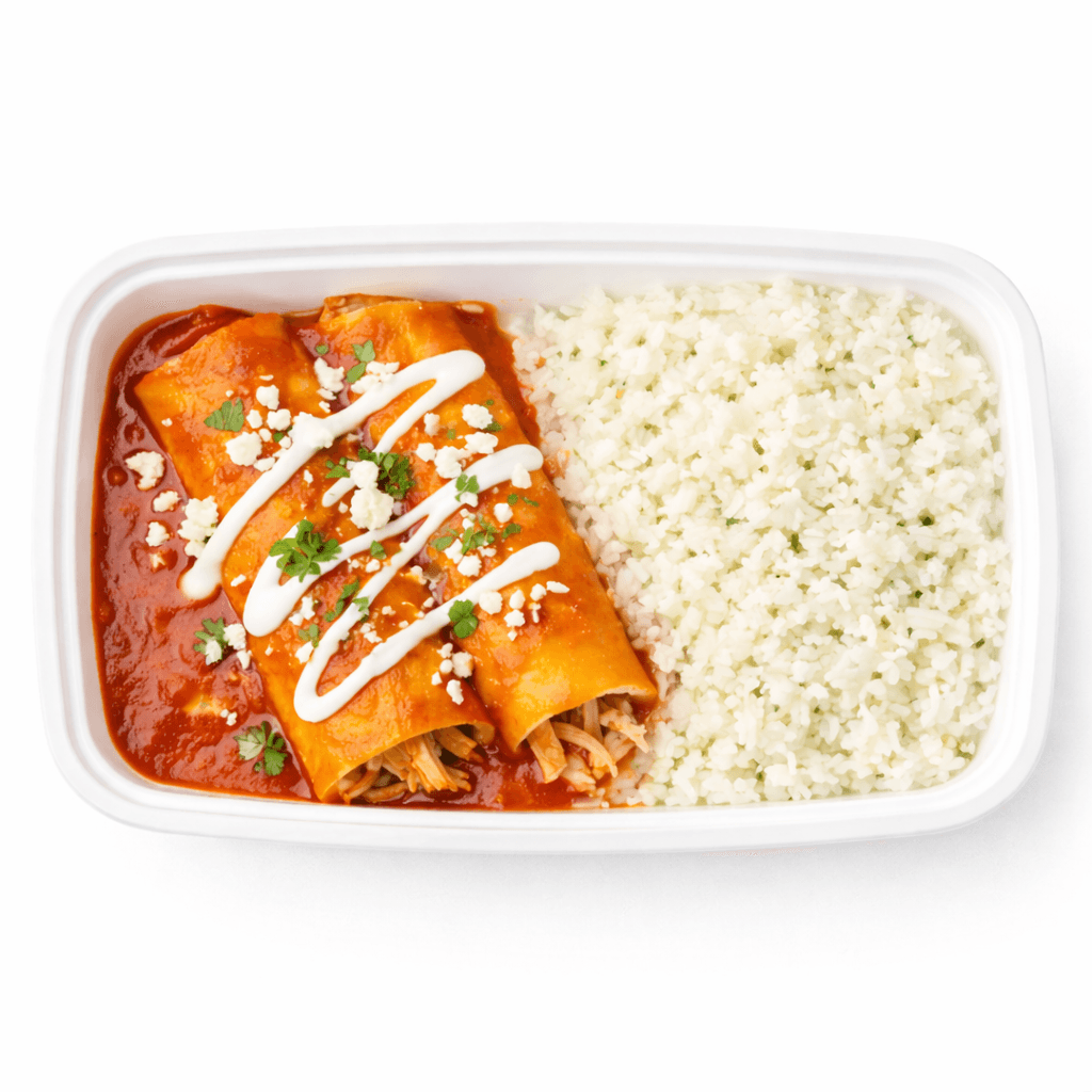 Red Chile Chicken Enchiladas (One Size)