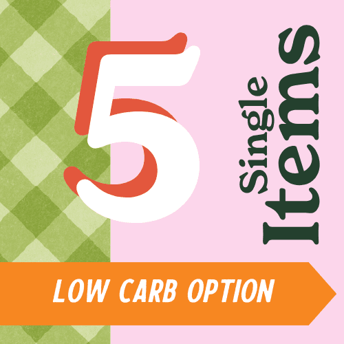 Individual 5-Pack Meal Prep (Low Carb)