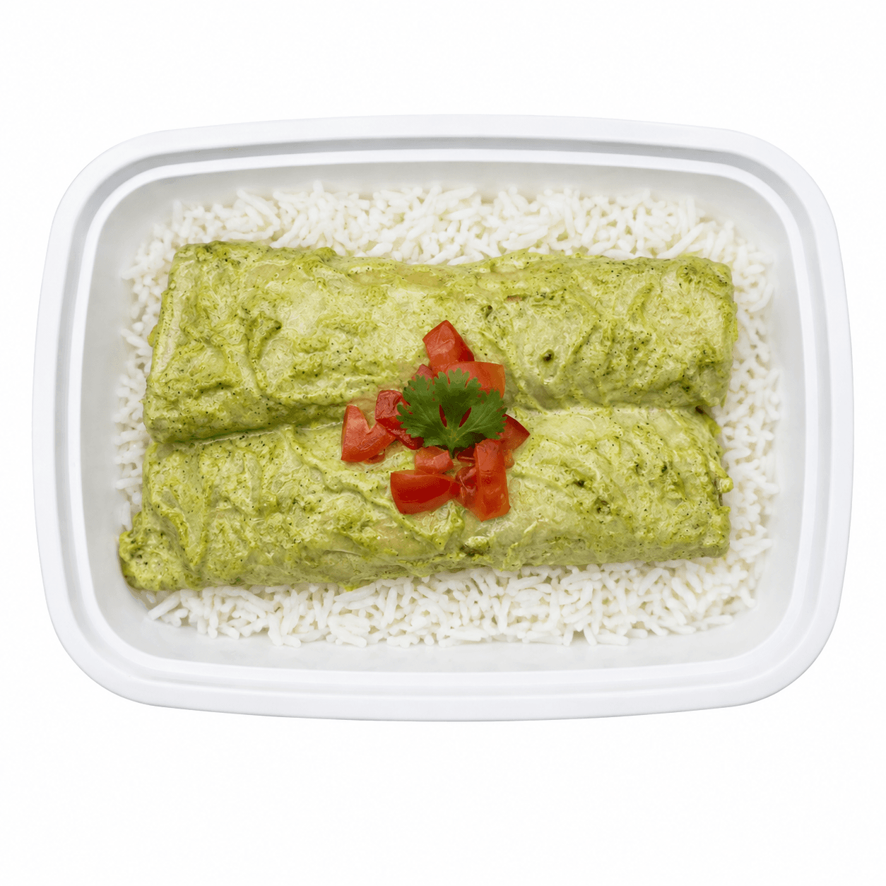 Green Chile Chicken Enchiladas (One Size)